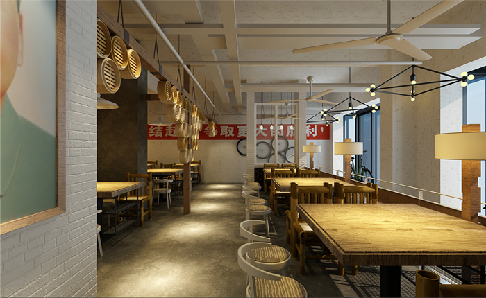 餐飲店面裝修設計圖片、餐飲店裝修效果圖、餐飲店裝修案例
